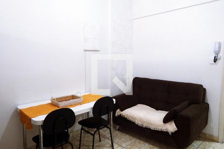 Sala de apartamento para alugar com 1 quarto, 40m² em Itararé, São Vicente