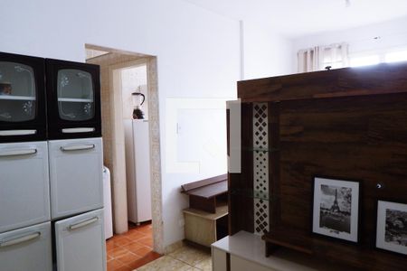 Sala de apartamento para alugar com 1 quarto, 40m² em Itararé, São Vicente