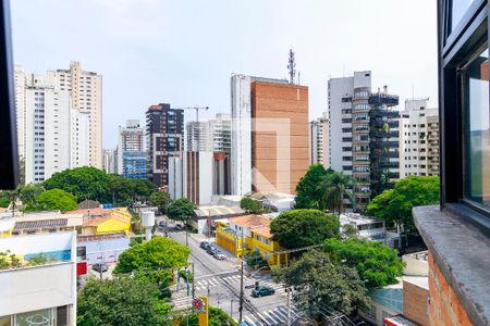 Vista da Sala  de apartamento à venda com 1 quarto, 50m² em Campo Belo, São Paulo