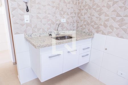 Cozinha de apartamento para alugar com 2 quartos, 36m² em Vila Sao Francisco (zona Leste), São Paulo