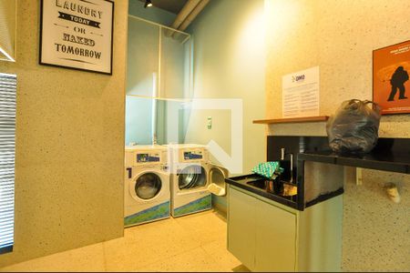 Studio para alugar com 27m², 1 quarto e sem vaga Studio para alugar com 27m², 1 quarto e sem vagaLavanderia