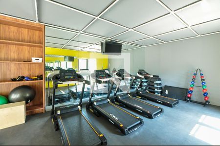 Studio para alugar com 27m², 1 quarto e sem vaga Studio para alugar com 27m², 1 quarto e sem vagaÁrea comum - Academia