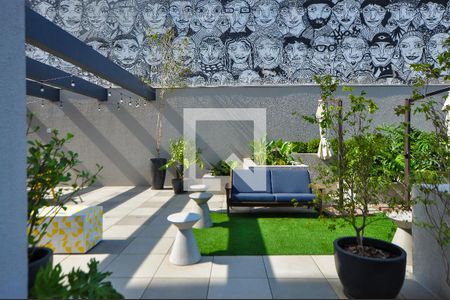 Studio para alugar com 27m², 1 quarto e sem vaga Studio para alugar com 27m², 1 quarto e sem vagaÁrea comum - Churrasqueira