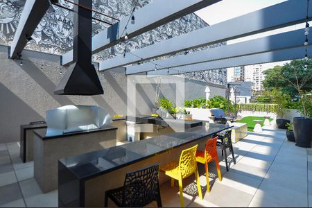 Studio para alugar com 27m², 1 quarto e sem vaga Studio para alugar com 27m², 1 quarto e sem vagaÁrea comum - Churrasqueira