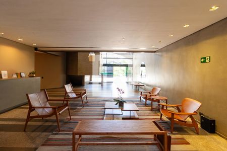 Studio para alugar com 41m², 1 quarto e 1 vagaHall social