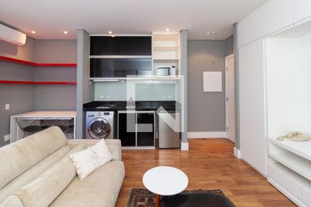 Sala/Cozinha de kitnet/studio para alugar com 1 quarto, 41m² em Chácara Itaim, São Paulo