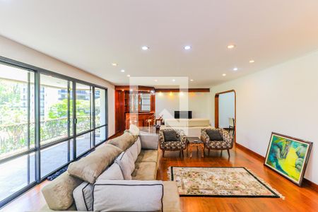 Sala de apartamento à venda com 4 quartos, 329m² em Santo Amaro, São Paulo