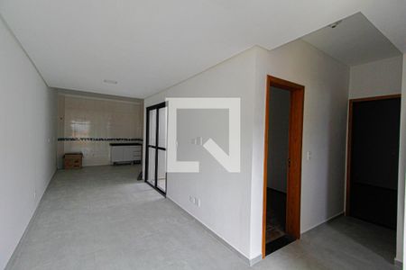 Sala/Cozinha de apartamento para alugar com 3 quartos, 68m² em Vila Apiai, Santo André
