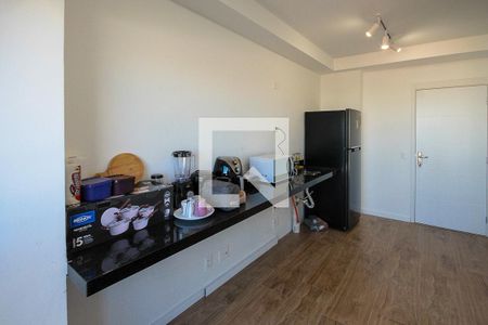 Sala e Cozinha de apartamento à venda com 1 quarto, 28m² em Vila Independência, São Paulo