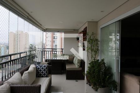 Varanda gourmet de apartamento à venda com 3 quartos, 148m² em Santa Paula, São Caetano do Sul