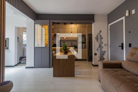 Sala de apartamento para alugar com 2 quartos, 55m² em Forquilhinha, São José