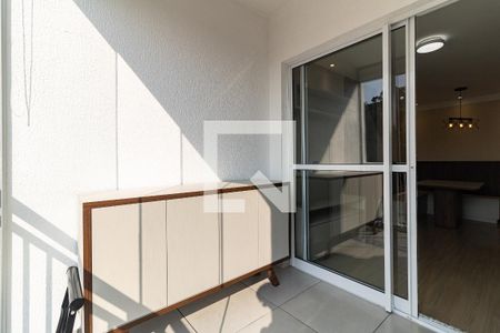 Varanda da Sala de apartamento para alugar com 1 quarto, 44m² em Vila Dom Pedro I, São Paulo