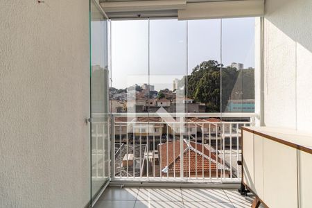Varanda da Sala de apartamento para alugar com 1 quarto, 44m² em Vila Dom Pedro I, São Paulo