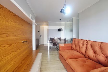 Sala de apartamento para alugar com 3 quartos, 70m² em Jardim, Santo André