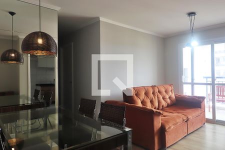 Sala de apartamento para alugar com 3 quartos, 70m² em Jardim, Santo André