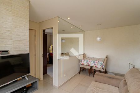 Sala de apartamento à venda com 2 quartos, 50m² em Vila Caraguata, São Paulo