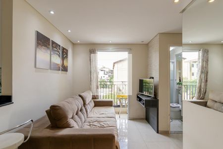 Sala de apartamento à venda com 2 quartos, 50m² em Vila Caraguata, São Paulo