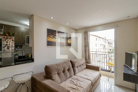 Sala de apartamento à venda com 2 quartos, 50m² em Vila Caraguata, São Paulo