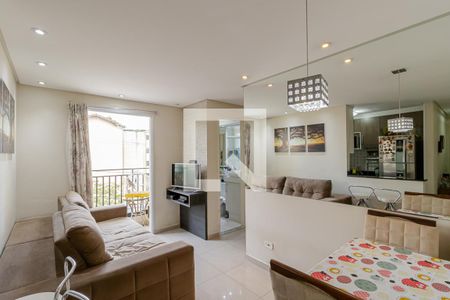 Sala de apartamento à venda com 2 quartos, 50m² em Vila Caraguata, São Paulo