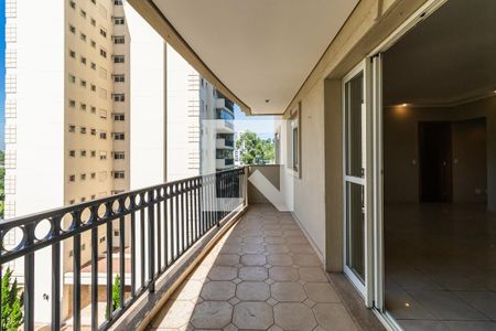 Varanda da Sala de apartamento à venda com 3 quartos, 139m² em Tamboré, Santana de Parnaíba