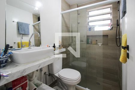 Banheiro de apartamento à venda com 1 quarto, 44m² em Jardim Paulistano, São Paulo