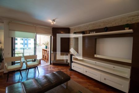 Sala de apartamento à venda com 1 quarto, 84m² em Brooklin Paulista, São Paulo
