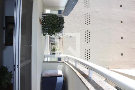 Varanda da Sala de apartamento para alugar com 1 quarto, 40m² em Botafogo, Rio de Janeiro