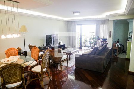 Sala - Sala de Estar - Sala de Jantar de apartamento à venda com 3 quartos, 196m² em Vila Bastos, Santo André