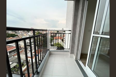 Varanda da Sala de apartamento à venda com 2 quartos, 40m² em Vila Campestre, São Paulo