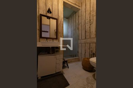 Detalhe do banheiro social  de apartamento para alugar com 2 quartos, 66m² em Jardim Botânico, Rio de Janeiro
