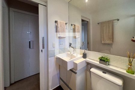 Apartamento à venda com 44m², 1 quarto e 1 vagaBanheiro 