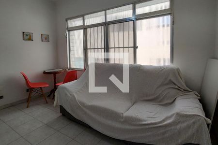 Sala de apartamento para alugar com 2 quartos, 55m² em Canto do Forte, Praia Grande
