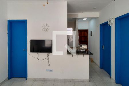 Sala de apartamento para alugar com 2 quartos, 55m² em Canto do Forte, Praia Grande