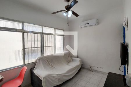 Sala de apartamento para alugar com 2 quartos, 55m² em Canto do Forte, Praia Grande