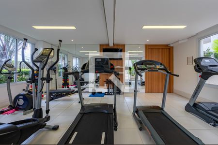 Apartamento para alugar com 95m², 1 quarto e 2 vagas Apartamento para alugar com 95m², 1 quarto e 2 vagasÁrea comum - Academia