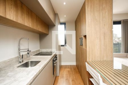 Cozinha de apartamento para alugar com 1 quarto, 50m² em Boa Vista, Porto Alegre