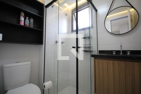 Banheiro de kitnet/studio para alugar com 1 quarto, 29m² em Vila Mariana, São Paulo