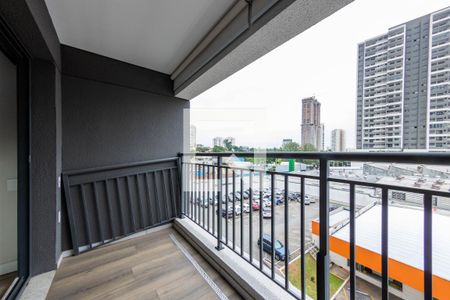 Studio à venda com 28m², 1 quarto e sem vagaVaranda
