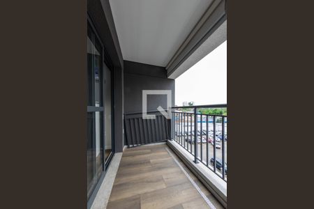 Studio à venda com 28m², 1 quarto e sem vagaVaranda