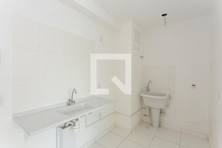 Cozinha e Área de Serviço de apartamento para alugar com 2 quartos, 35m² em Chácara Califórnia, São Paulo