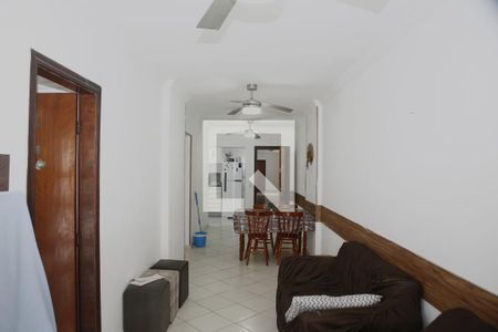 Sala de apartamento para alugar com 3 quartos, 69m² em Cidade Ocian, Praia Grande