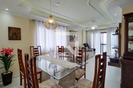 Sala de apartamento para alugar com 3 quartos, 117m² em Boqueirão, Praia Grande