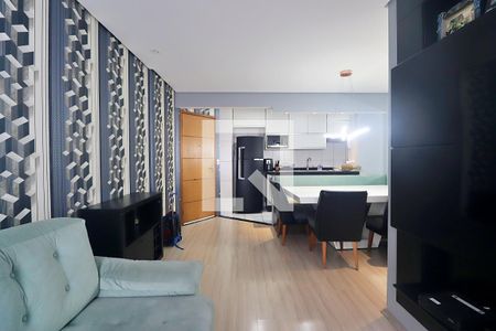 Sala de apartamento à venda com 3 quartos, 60m² em Jardim Utinga, Santo André