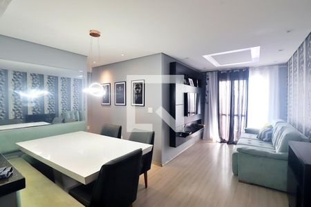 Sala de apartamento à venda com 3 quartos, 60m² em Jardim Utinga, Santo André