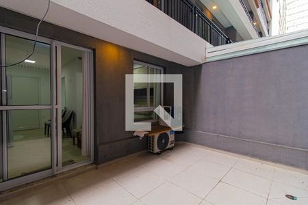 Studio para alugar com 35m², 1 quarto e sem vagaVaranda