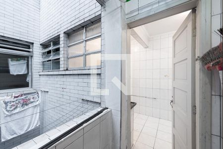 Área de serviço de apartamento para alugar com 2 quartos, 61m² em Boqueirão, Santos