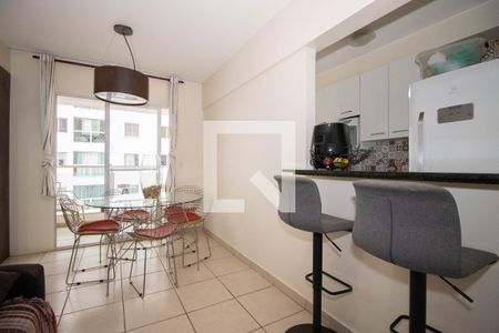 Sala de estar de apartamento para alugar com 2 quartos, 78m² em Sul (águas Claras), Brasília