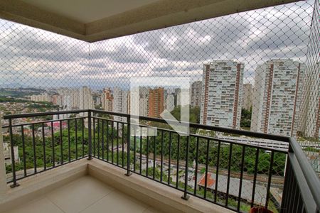 Varanda da Sala de apartamento para alugar com 2 quartos, 69m² em Jardim Caboré, São Paulo