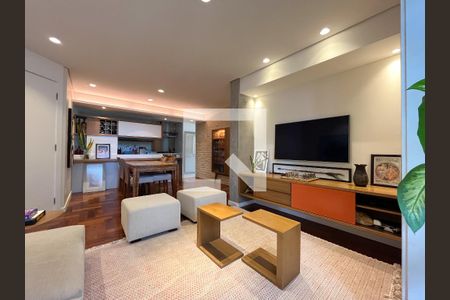 Sala de apartamento para alugar com 3 quartos, 110m² em Mirandópolis, São Paulo