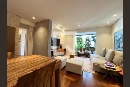 Sala de apartamento para alugar com 3 quartos, 110m² em Mirandópolis, São Paulo